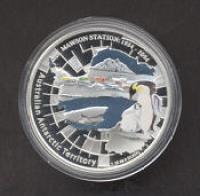 Image 2 for 2004 1oz Silver Coin - Mawson Station 50th Anniversary 