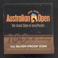 Image 3 for 2004 Australian Open 1oz  Coloured Silver Proof