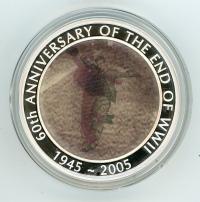Image 4 for 2005 Gold and Silver Two Coin Set - 60th Anniversary of the End WWII