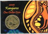 Image 1 for 2005 Kangaroo $1.00 on Card