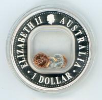 Image 3 for 2006 Australian PreDecimal 1oz Silver Locket Coin