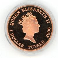 Image 3 for 2006 Tuvalu 1oz Silver Proof - 1923 One Half Penny