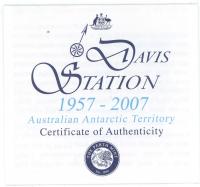 Image 4 for 2007 1oz Coloured Silver Proof - Australian Antarctic Territory Davis Station
