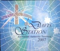 Image 1 for 2007 1oz Coloured Silver Proof - Australian Antarctic Territory Davis Station
