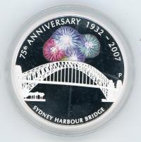 Image 2 for 2007 1oz Coloured Silver Coin - Sydney Harbour Bridge