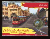 Image 1 for 2009 Celebrate Australia Coloured Uncirculated $1 Coin - Victoria