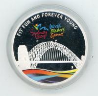Image 2 for 2009 Sydney World Masters Games 1oz Coloured Silver Proof Coin