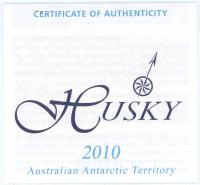 Image 4 for 2010 1oz Coloured Silver Proof - Australian Antarctic Territory Husky