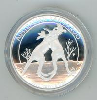 Image 2 for 2010 One oz Silver Kangaroo High Relief
