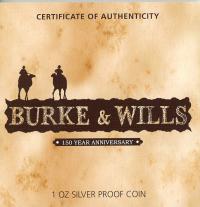 Image 4 for 2010 Australian 100th Anniversary Burke & Wills 1oz Silver Proof