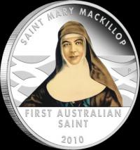 Image 3 for 2010 Mary Mackillop Coloured 1oz Silver Proof Coin
