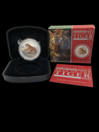 Image 1 for 2010 Australian 1oz Coloured Year of the Tiger