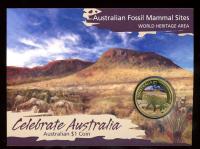 Image 7 for 2011 Celebrate Australia Set of 5 Coloured $1 Coins in Album