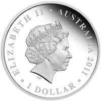Image 3 for 2011 1oz Coloured Silver Proof Coin - Royal Wedding HRH Prince William & Miss Catherine Middleton