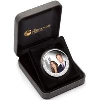 Image 4 for 2011 1oz Coloured Silver Proof Coin - Royal Wedding HRH Prince William & Miss Catherine Middleton