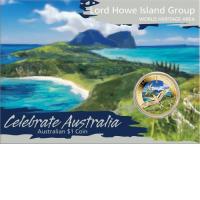 Image 1 for 2012 Celebrate Australia Coloured Uncirculated $1 - Lord Howe Island Group
