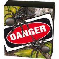 Image 1 for 2012 1oz Coloured Silver Proof Deadly and Dangerous Funnel-Web Spider