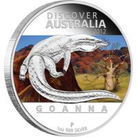 Image 2 for 2012 Discover Australia 5 x 1oz Coloured Silver Proof Set