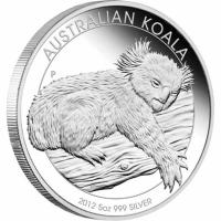 Image 2 for 2012 5oz Silver Proof Coin Australian Koala