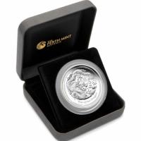 Image 4 for 2012 Australian Lunar Series II Year of the Dragon 5oz Silver Proof Coin