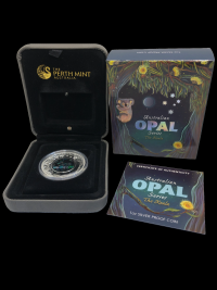 Image 1 for 2012 Opal Series 1oz Silver Coin - Koala