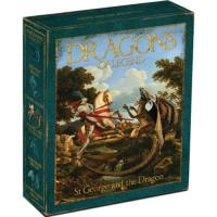 Image 1 for 2012 Tuvalu Coloured 1oz Silver Proof Dragons of Legend - St George and the Dragon