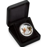 Image 4 for 2012 Tuvalu Coloured 1oz Silver Proof Dragons of Legend - St George and the Dragon