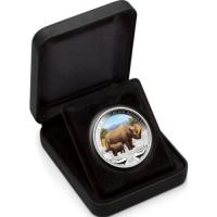 Image 3 for 2012 Tuvalu Wildlife In Need 1oz Coloured Silver Coin - Black Rhinoceros