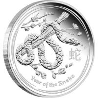 Image 2 for 2013 Australian 1oz Silver Proof Coin - Year of the Snake