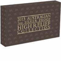 Image 1 for 2013 Australian High Relief Silver Proof Three Coin Collection