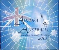 Image 1 for 2013 Australian Antarctic Territory 1oz Coloured Silver Proof Coin - Aurora Australis