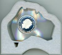 Image 3 for 2013 The Land Down Under 1oz Coloured Silver Proof - Sydney Opera House