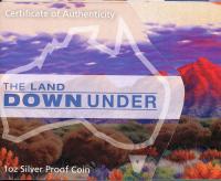 Image 4 for 2013 The Land Down Under 1oz Coloured Silver Proof - Culture Didgeridoo