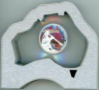 Image 2 for 2013 The Land Down Under 1oz Coloured Silver Proof - Culture Didgeridoo