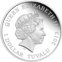 Image 3 for 2013 Tuvalu 1oz Coloured Silver Proof - Lunar Good Fortune Success ANDA Perth Show Special