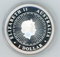 Image 3 for 2013 Opal Series 1oz Silver Coin - The Kangaroo
