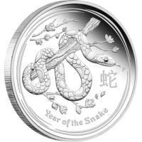 Image 2 for 2013 Australian Lunar Series II Year of the Snake 5oz Silver Proof Coin