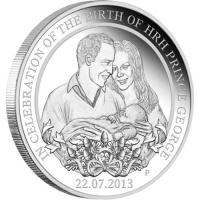 Image 2 for 2013 1oz Silver Proof Coin - Birth Of HRH Prince George