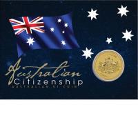 Image 1 for 2014 Australian Citizenship Uncirculated Dollar