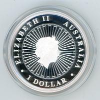 Image 3 for 2014 Opal Series 1oz Silver Coin - Tasmanian Devil