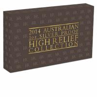 Image 1 for 2014 Australian High Relief Silver Proof Three Coin Collection