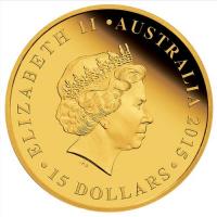 Image 4 for 2015 Australian Perth Mint Proof Gold Half Sovereign