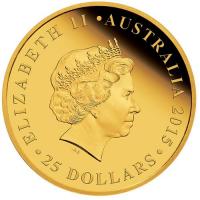 Image 2 for 2015 Australian Perth Mint Proof Gold Sovereign