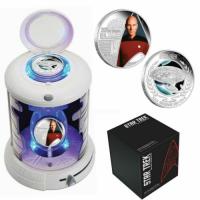 Image 1 for 2015 Star Trek Captain Picard and USS Enterprise Two coin set