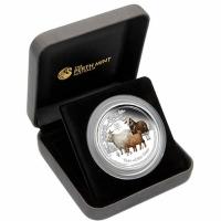 Image 4 for 2015 Year of the Goat 2oz Silver Proof Coloured Coin - Perth ANDA