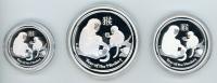 Image 2 for 2016 Australian Lunar Series II Year of the Monkey 3 Coin Proof Set