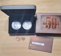Image 1 for 2016 50th Anniversary of Australian Decimal Currency Silver One And Two Cent Set