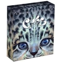Image 1 for 2016 Tuvalu Coloured Proof Fifty Cent The Cubs - Snow Leopard