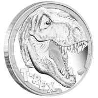 Image 2 for 2017 Tuvalu 5oz Silver Proof Coin - T-Rex Mintage only 500