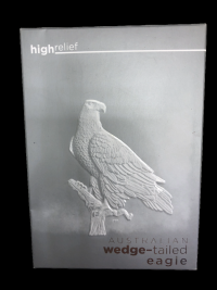 Image 3 for 2017 Australian 1oz Silver Wedge-Tailed Eagle High Relief